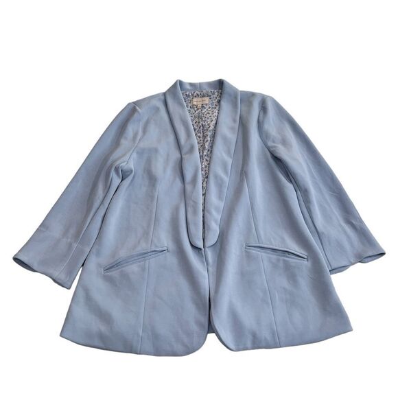 Skies are Blue Women Hannah Modal Scuba Blazer New Size Large - Picture 6 of 12